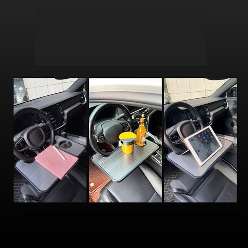 1× Car Steering Wheel Tray Desk Laptop Drink Food Work Table Holder Travel Table - 第 3/10 張圖片