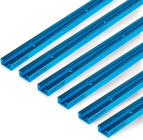 71119-P3, 36" Double-Cut Universal T-Track with Mounting Holes, 6 Count
