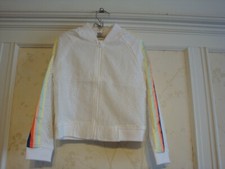 NWT 59 Janie And Jack JJ Sport Girls EYELET BOMBER JACKET 7