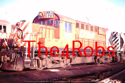 Original 1988 CP Rail C424 Locomotive Toronto Yard Slide A287