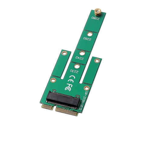 NGFF M.2 B Key SATA-Based SSD to 2242 2230 2260/80 Mini PCI-e mSATA Adapter Card - 第 5/10 張圖片