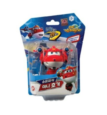 Go Super Wings Mini Transforming Robot Figure Hogi Jett