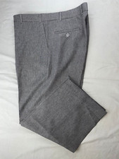 Levi's Flat Front Polyester Action Slacks. Heather Gray, Men's 38X26.5. EUC 