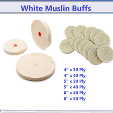 Dental Lab Muslin Buffs Buffing Polishing Lathe Wheels 6" 5 " 4" 3" Jewelry USA