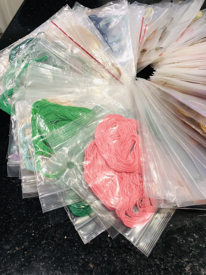 Lot of Embroidery Floss Threads Skeins – Multi Color Craft Cross Stitch Supplies - Image 2 of 4