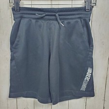 Abercrombie Kids Black Fleece Shorts Boys Size 11/12 Pockets Elastic Waist Comfy