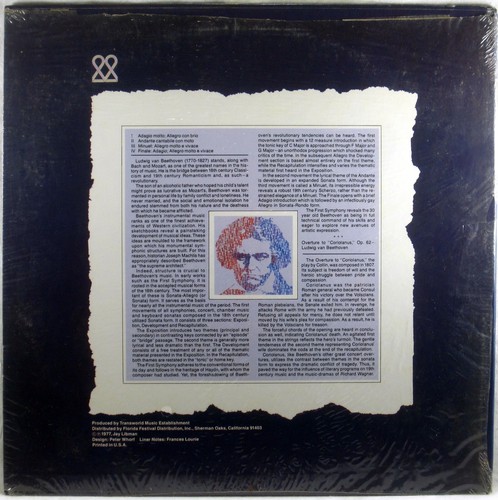 SEALED CALLIOPE Beethoven WURTTEMBERGISCHE PHILHARMONIC Symphony #1 CLAS-010 - Imagen 3 de 3