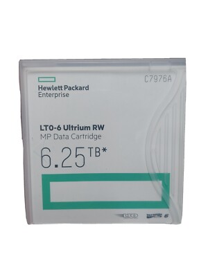 HP HEWC7976A LTO-6 Ultrium 6.25TB MP RW Data Cartridge