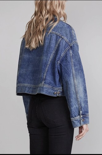 R13 Mia Trucker Jacket - Kelly. Size Medium. BNWT - Picture 4 of 11
