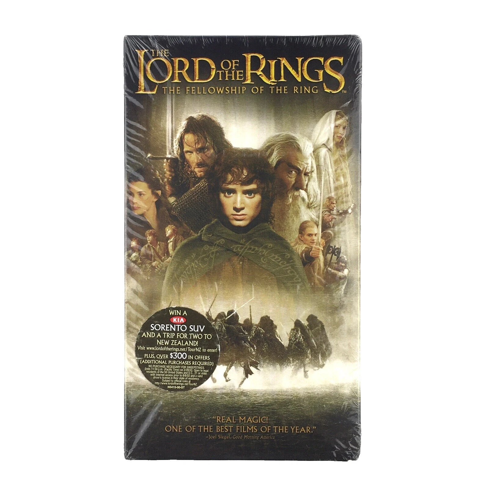 Elijah Wood El Señor de los anillos de cintas VHS