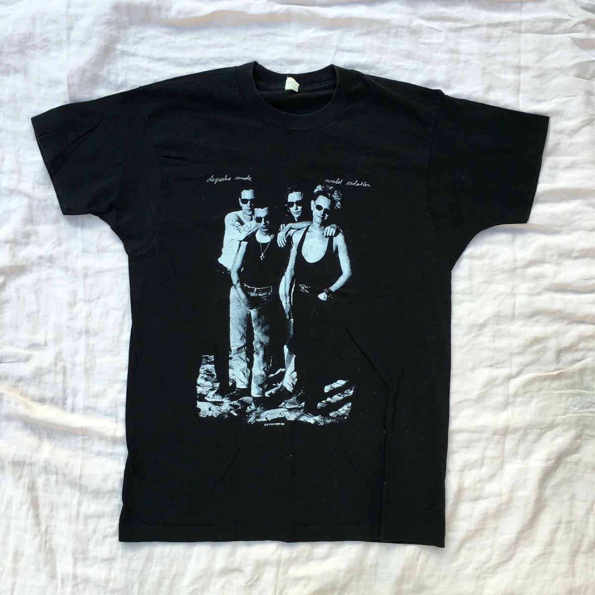 depeche MODE 90sバンドTシャツ Vintage Original DEPECHE MODE 'World Violation Tour 1990