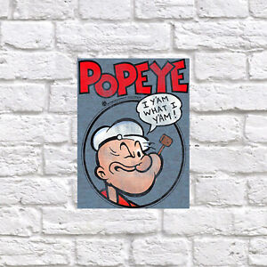Metal Tin Sign your popeye eyes are here Decor Pub Bar Home Vintage Retro