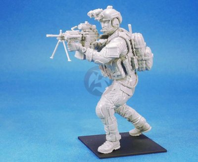 Legend 1/16 120mm US Navy SEAL #2 Machine Gunner aiming w/Mk 48