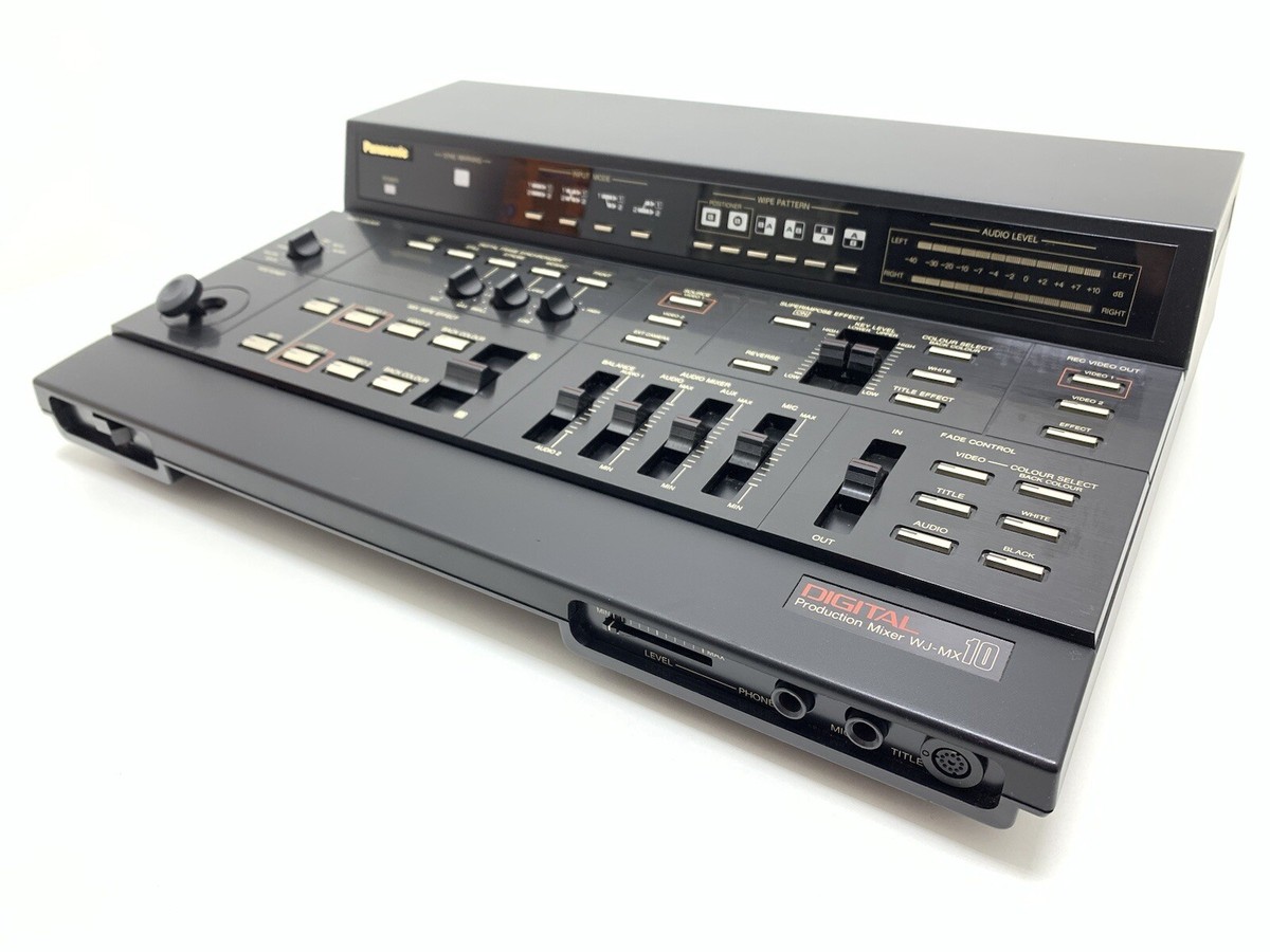 PANASONIC WJ-MX 10 Audio & Video Digital Production Mixer Vintage