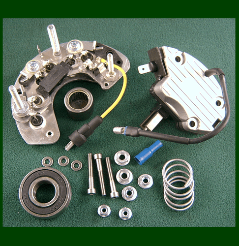 LUCAS MAGNETI MARELLI A127 ALTERNATOR REPAIR KIT FOR POST TYPE MARINE ETC - Picture 2 of 7