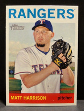 2013 Topps Heritage Baseball #473 Matt Harrison Texas Rangers Short Print NM