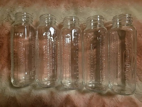 5 Vintage Evenflo Glass baby bottles 8 oz. In Cooler Bag Mexico Excellent - Picture 3 of 13