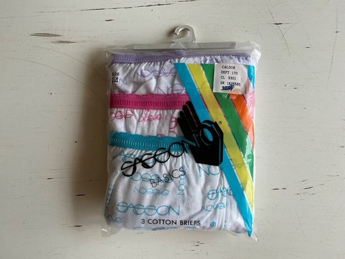 New in Package Vintage pack of 3 Sasson hi waist panties Made in the USA SZ 14 - Picture 2 of 8
