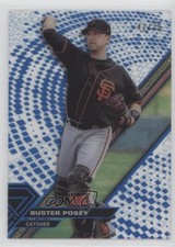2017 Topps High Tek Pattern 1 Blue Rainbow 42/75 Buster Posey #HT-BP 08jk