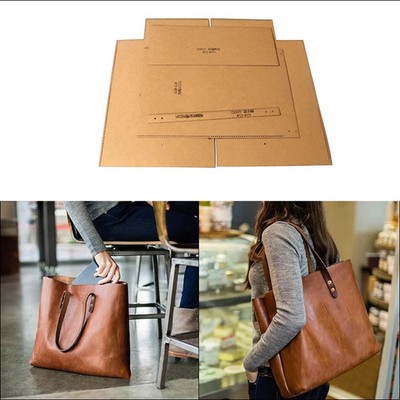 Handmade Craft Cutting Pattern Kraft Paper Stencil, DIY Leather Cut Shoulder...