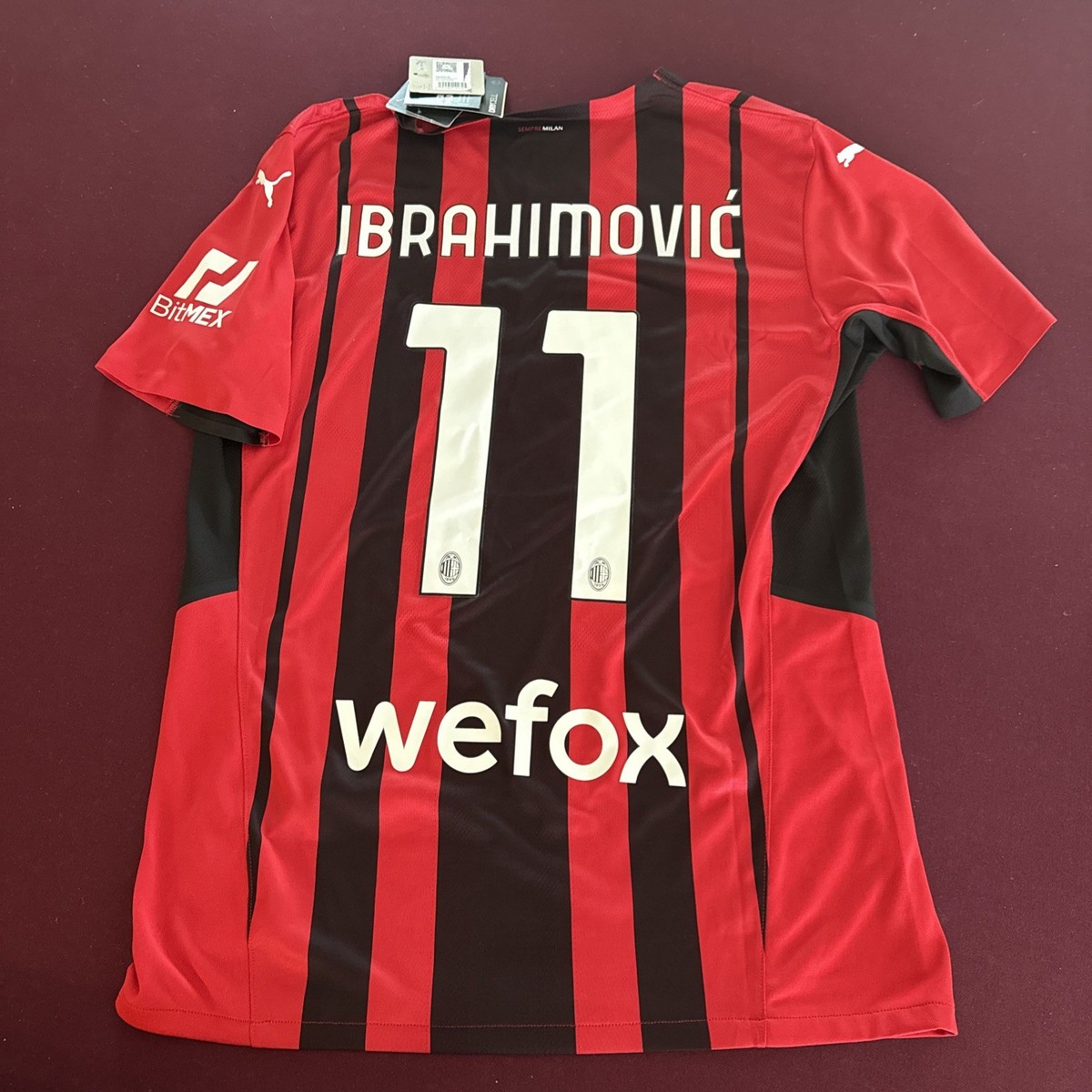 Ibrahimovic #11 Player Version AC MILAN 2021 Size 2XL | eBay