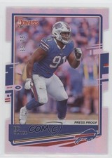 2020 Panini Donruss Press Proof Silver Die-Cut 65/75 Ed Oliver #41 7ba