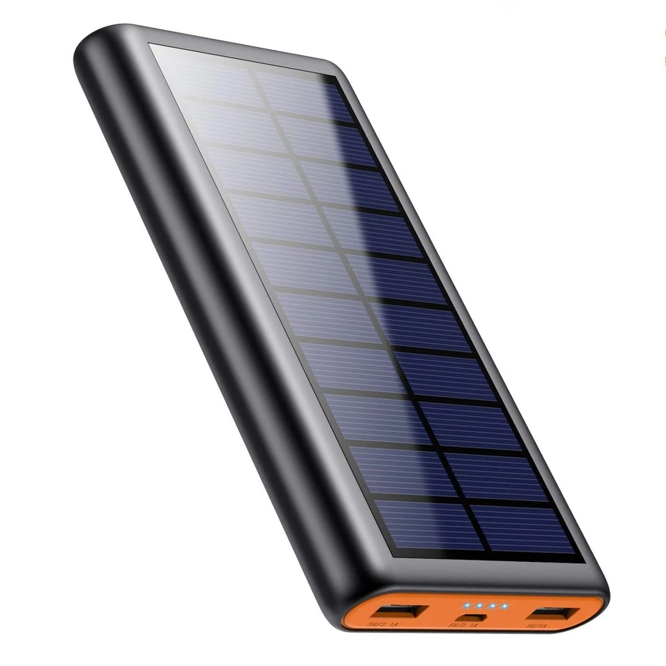 Batterie Externe Solaire 26800mAh Chargeur Portable USB-C - Photo 4/4