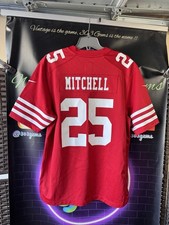Authentic Nike Elijah Mitchell #25 San Francisco 49ers NFL Football Jersey