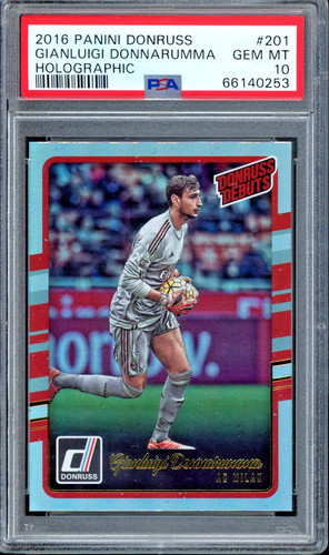 Gianluigi Donnarumma [Holographic] #201 2016 Panini Donruss card