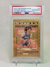 Anthony Black 1/1 2023-24 CONTENDERS OPTIC GOLD VINYL Rookie