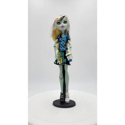 Monster High Doll Frankie Stein 10.5" Tall Blue Coffin Bean Accessories Mattel