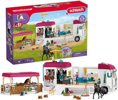 SCHLEICH - Zubehör und Figur aus dem Horse Club Universum - Wohnmobil Éques...