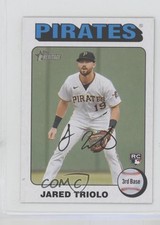 2024 Topps Heritage Mini Rookies White Border Jared Triolo #253 0t0b