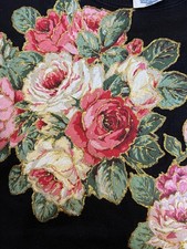 Hanes LADIES Applique Style ROSES SWEATSHIRT Large MADE IN USA