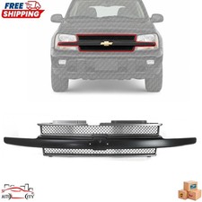 New Grille For 2002-2005 Chevrolet Trailblazer Painted Dark Gray Wblack Molding New Grille For 2002-2005 Chevrolet Trailblazer Painted Dark Gray Wblack Molding