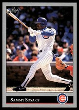 Sammy Sosa 1992 Leaf #412 Chicago Cubs MLB READ FREE SHIPPING AutographDen