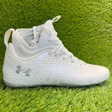Under Armour Spotlight Lux MC 2.0 Mens Size 10 White Running Football Cleats