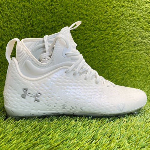 Under Armour Spotlight Lux MC 2.0 Mens Size 10 White Running Football Cleats