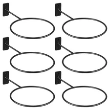 6 Pcs Thickened Metal Ball Rack Autograph Display Storage Holder