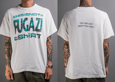 Vintage 90 s Fugazi  This Is Not A Fugazi tShirt  T-Shirt
