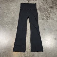 Skims Sweatpants Womens Large Black Bootcut Comfort Stretch Preowned