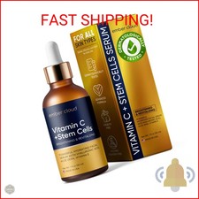 Vitamin C Serum for Face with Stem Cells Hyaluronic Acid Aloe Vera Vitamin E Ant