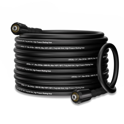 #ad 50FT Pressure Washer Hose 3600 PSI 1 4quot; Kink Resistant Replacement Line $36.83