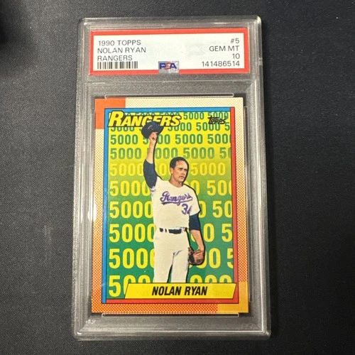 1990 Topps - Nolan Ryan #5.  PSA 10