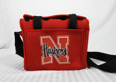 Picnic Time Red Nebraska Cornhuskers Soft 12-Bottle Can Cooler. 9''x7''x6''.