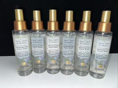 LOT of 6-Pantene Pro-V Nutrient Blends REJUVENATING SCALP RINSE Rosemary 5.8oz