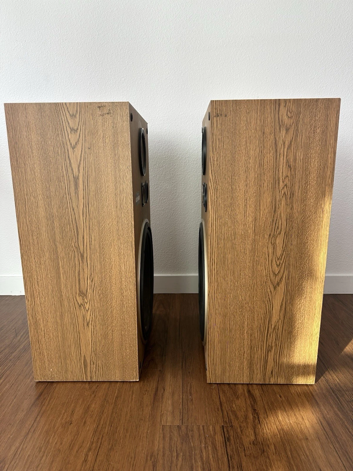 PIONEER CS-G403 3-WAY FLOOR SPEAKER SYSTEM WITH 15” SUB WOOFER PAIR MADE IN 1991 - product detail image 6
