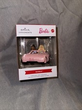 NEW IN BOX Hallmark Barbie in Car Hallmark Christmas Tree Ornament