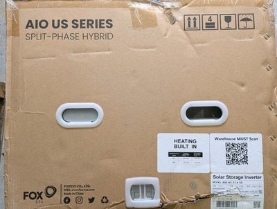 Inverter with Batteries Fox ESS Power0 AIO-H1-11.4-US, 30-139-1135F-00 - NEW