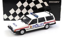 PROMO: Minichamps VOLVO 740 GL ESTATE Norwegian Police - 1986 1/18 scale...